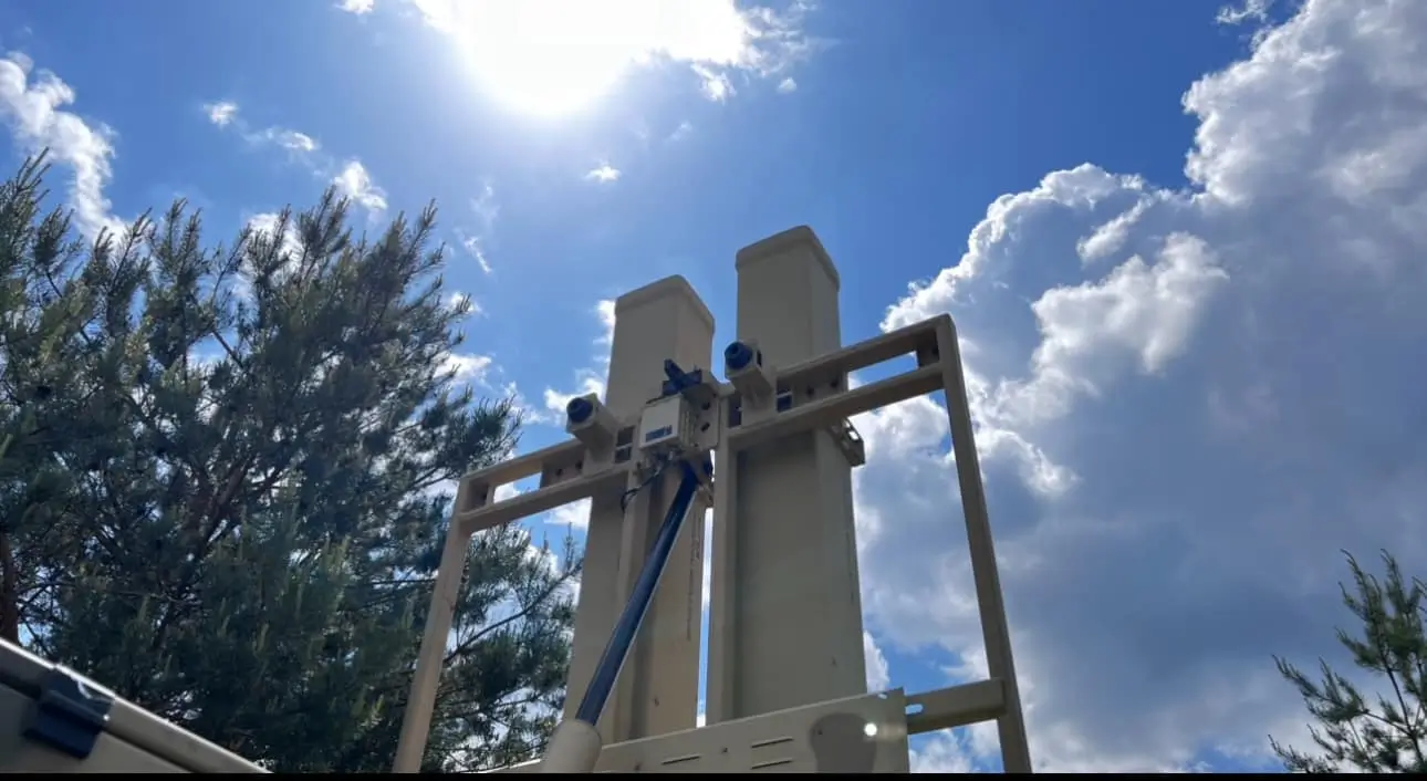 IRIS-T SLM launcher equipped with two missiles