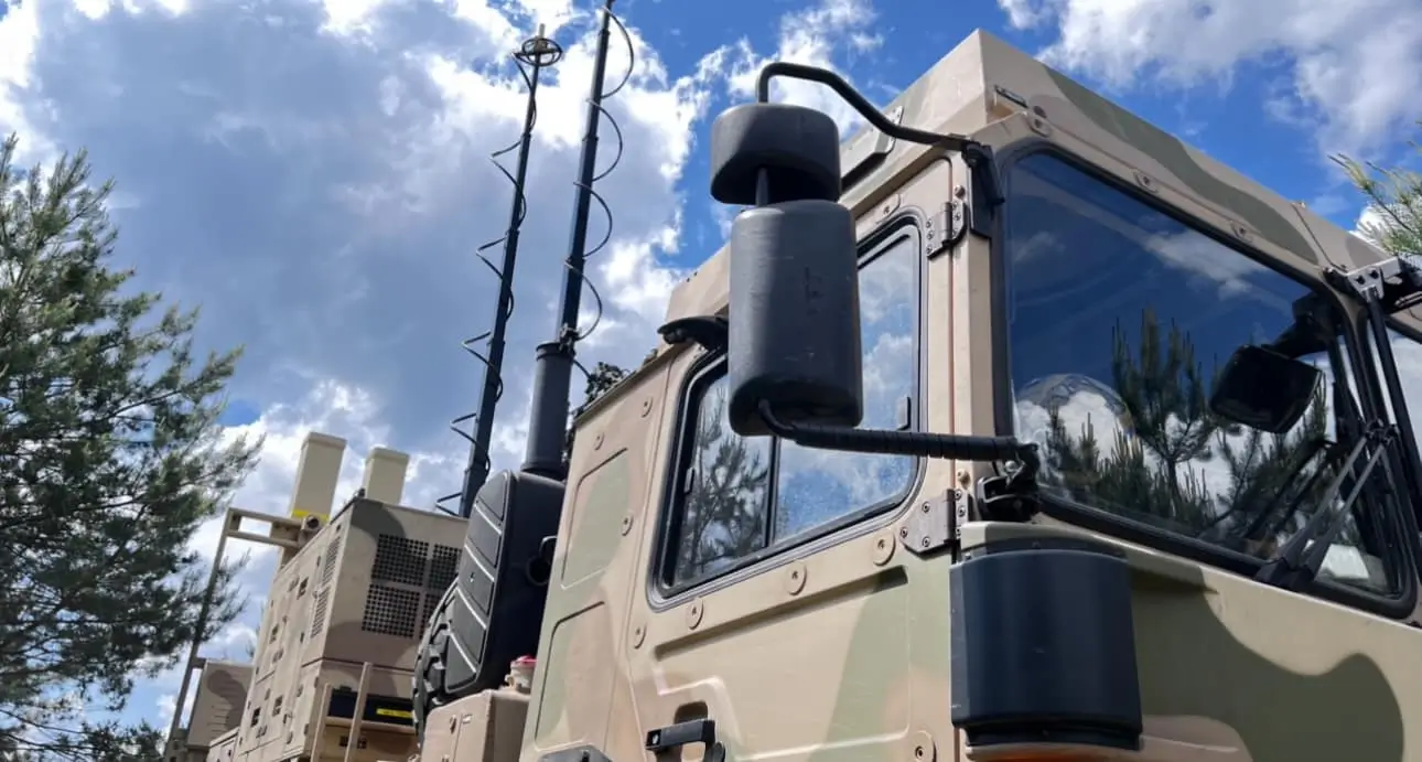 IRIS-T SLM launcher equipped with two missiles