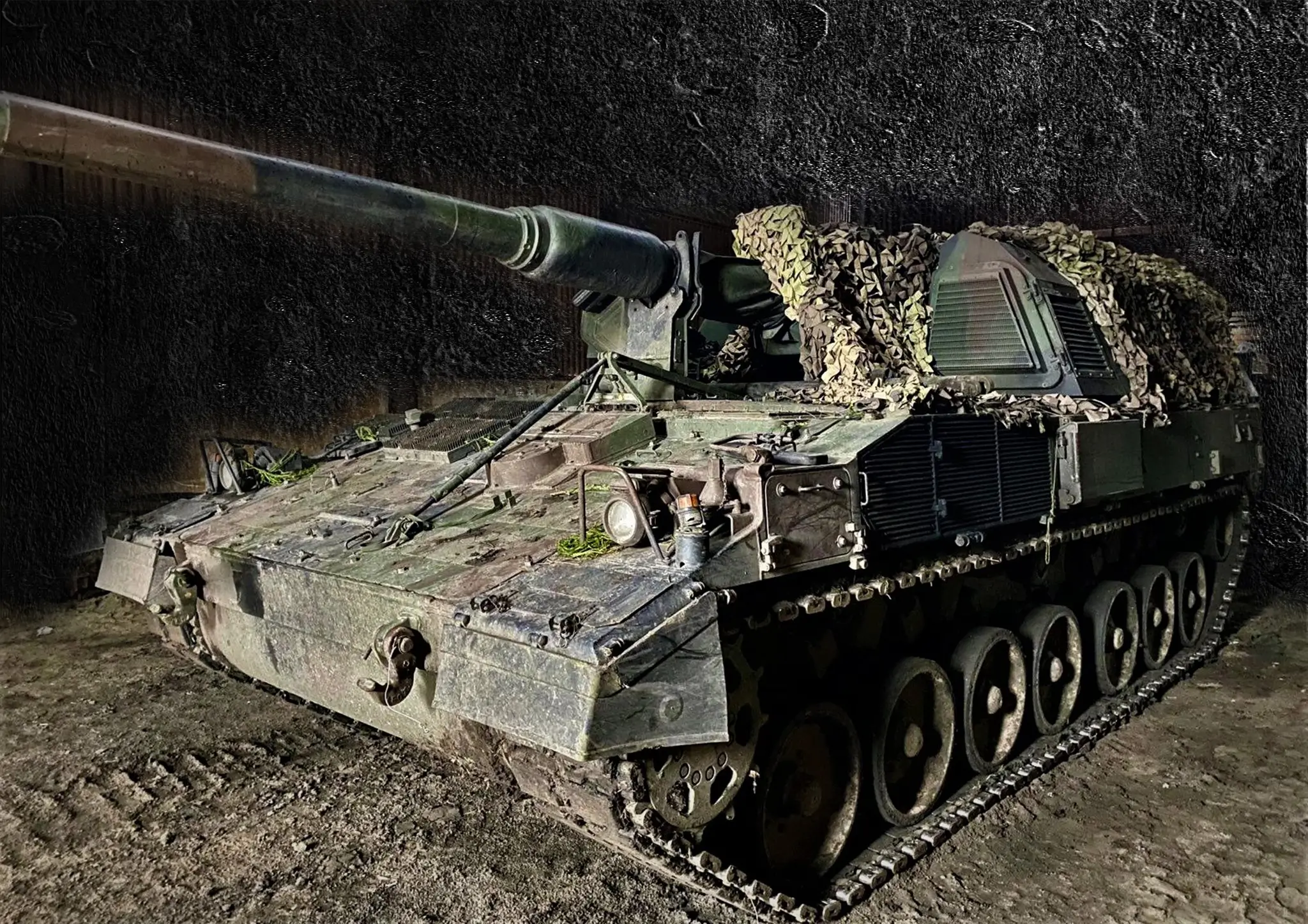 A PzH 2000 somewhere in Ukraine