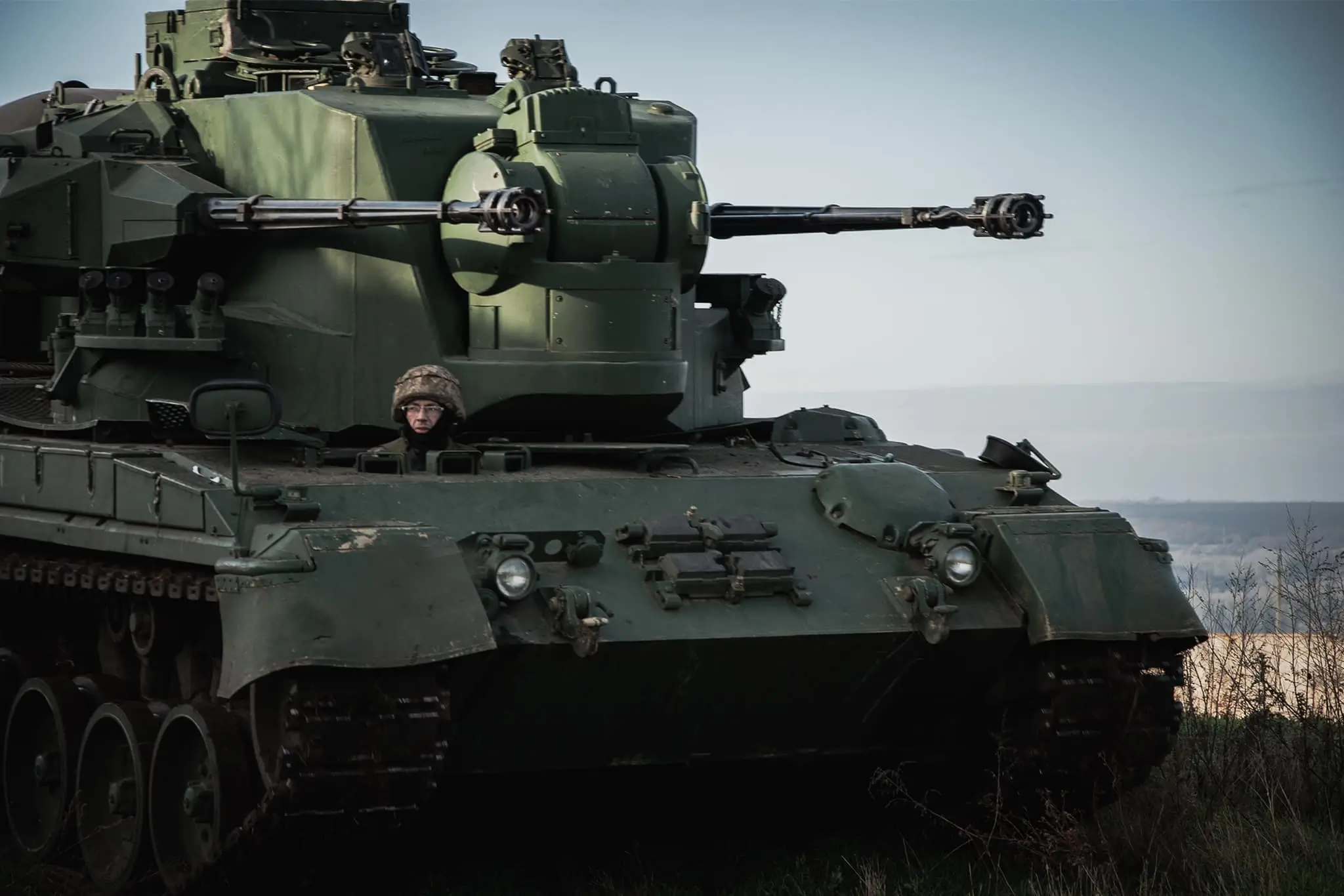 Gepard SPAAG in service with the Air Command East