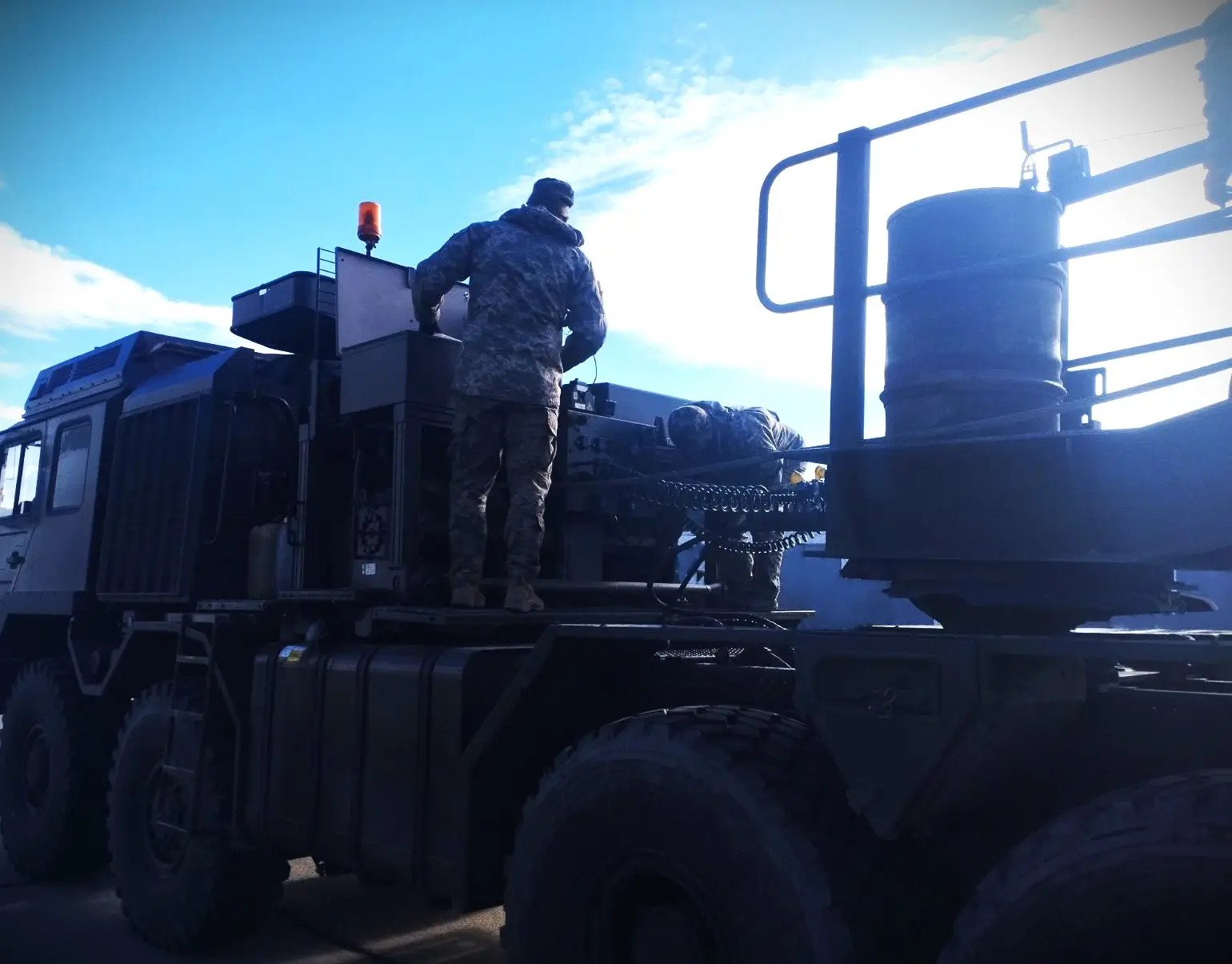 HX81 in service with the 146th Separate Repair and Recovery Regiment