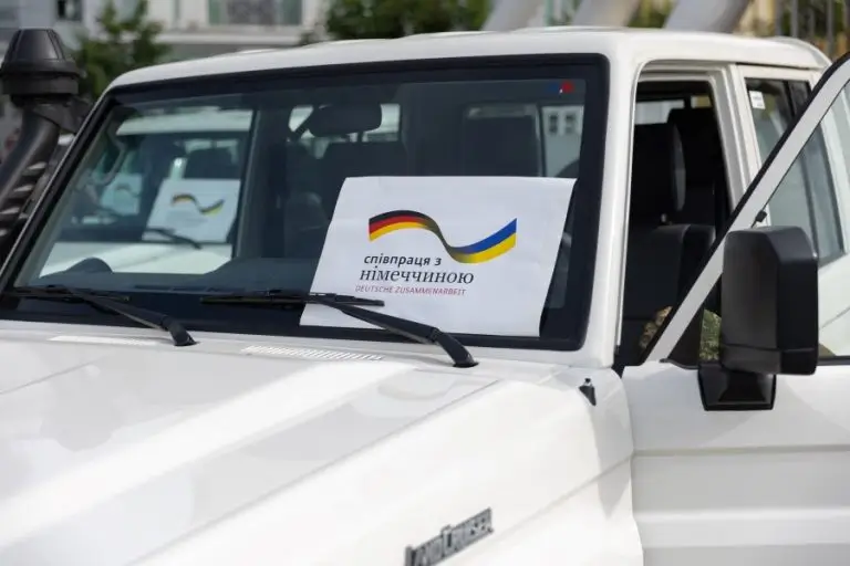 The Toyota Land Cruiser pickups which have been donated