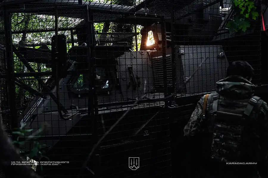 Zuzana 2 with a drone cage