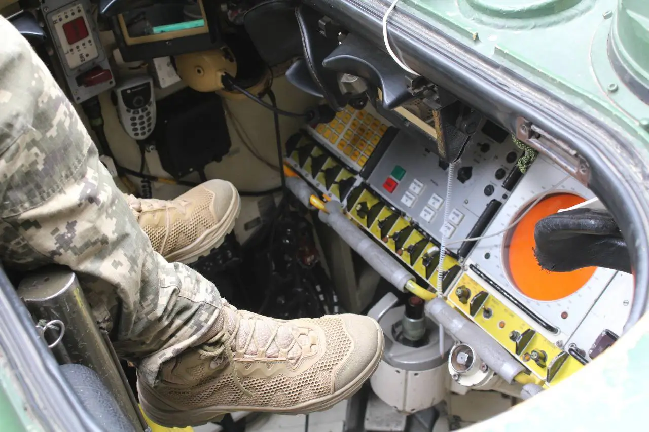 Control elements of a Gepard SPAAG