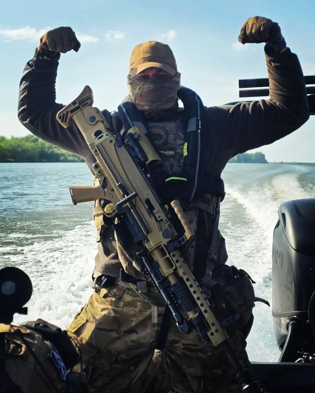 Ukrainian SOF with an MG5