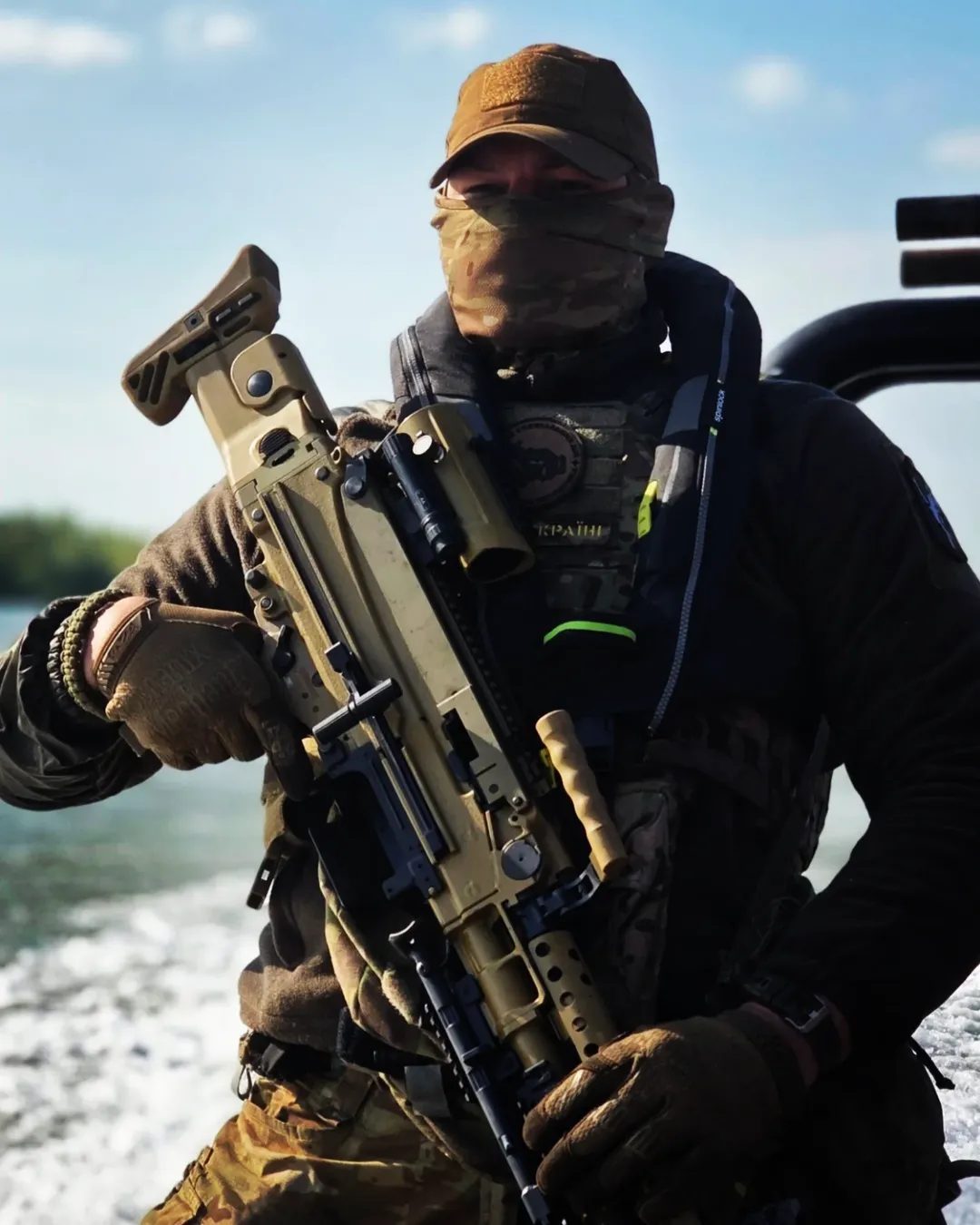 Ukrainian SOF with an MG5