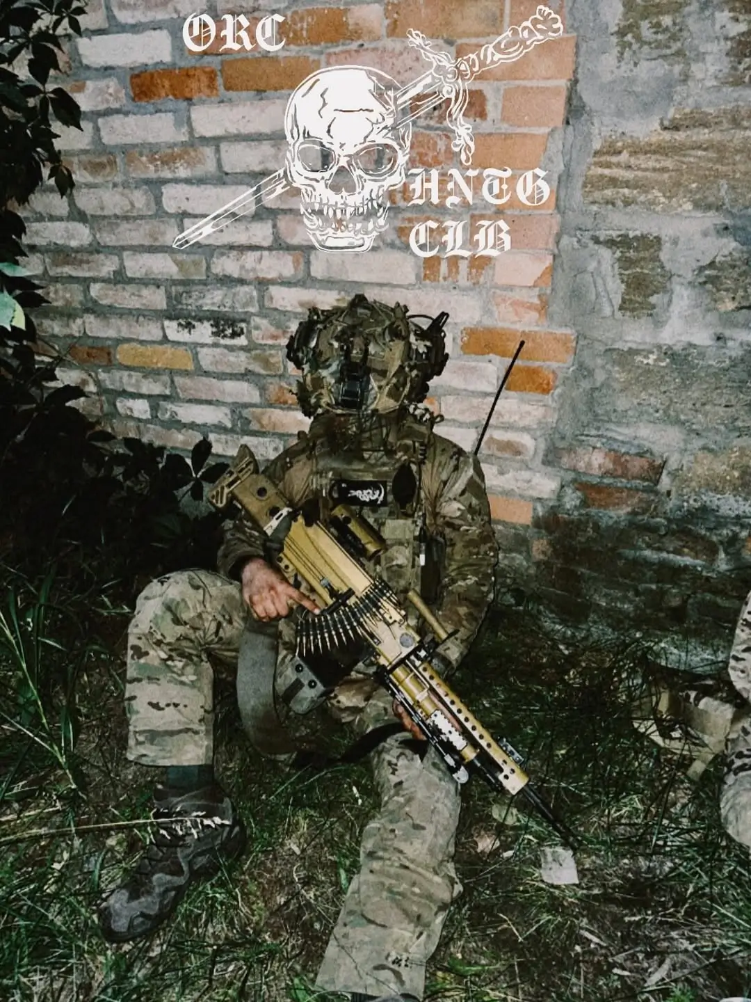 Ukrainian SOF together with his MG5
