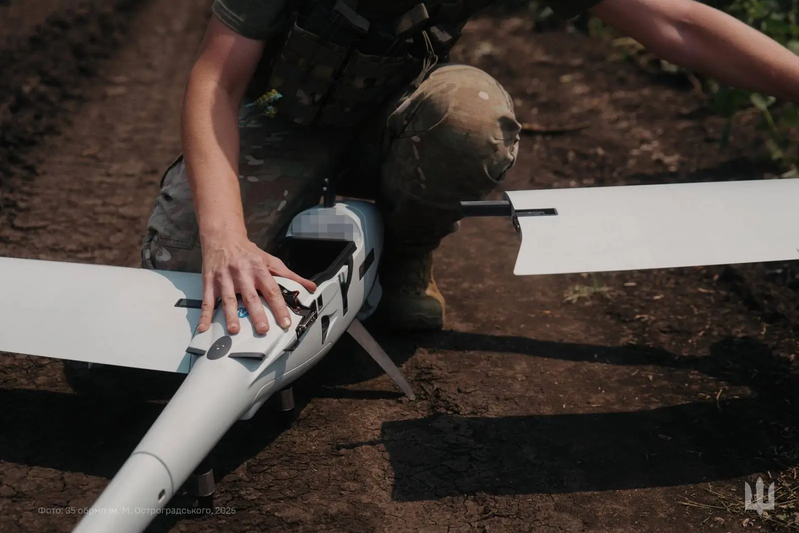 Vector UAV is being assembled