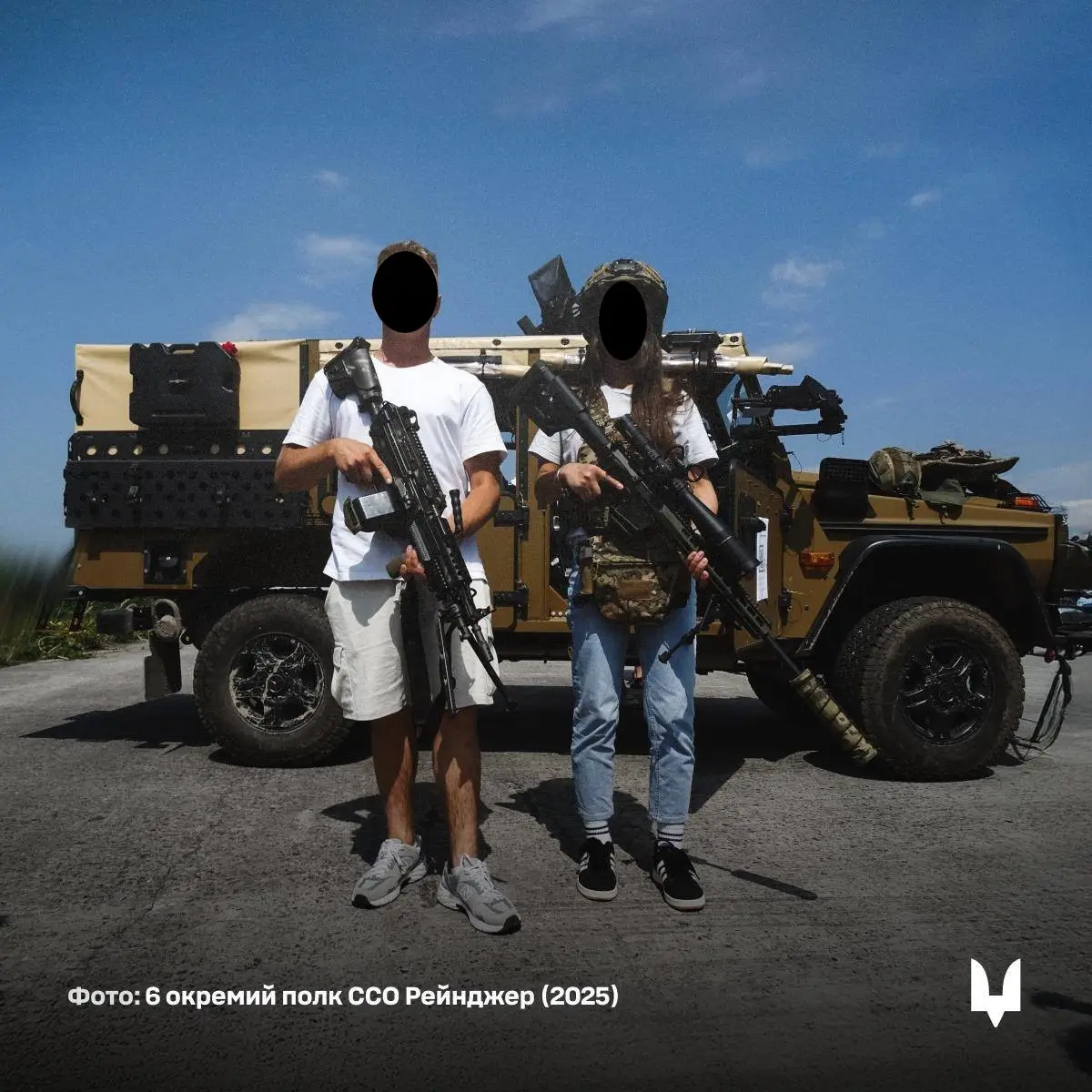 Caracal air assault vehicle during a presentation