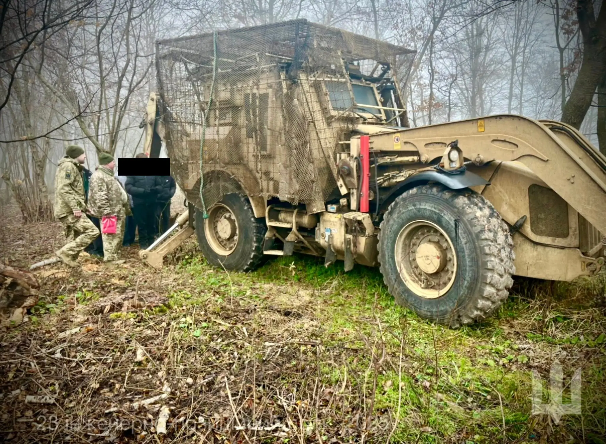 JCB HMEE during a presentation